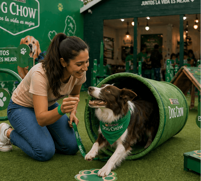 Dog Chow Purina, momentos de la experiencia