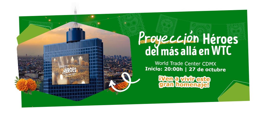 Proyección Héroes del más allá en WTC, 27 de octubre a las 20:00 h
